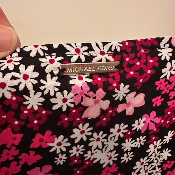 Michael Kors Red Pink Sleeveless Midi Dress - Picture 4 of 6